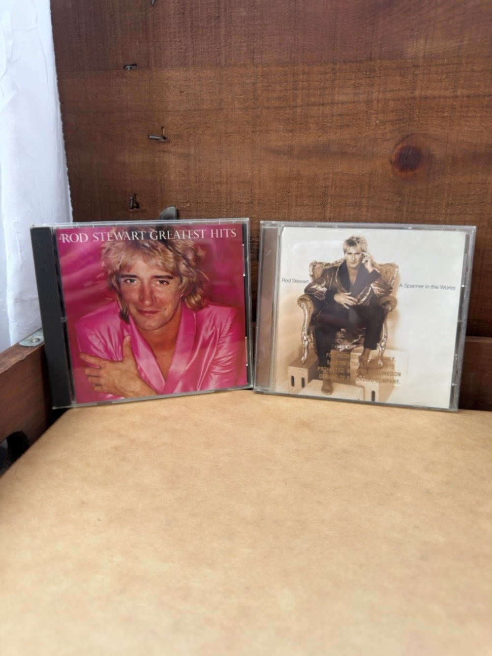 Rod Stewart CDs lot of 2, Greatest Hits & A Spanner in the Works [Promo]